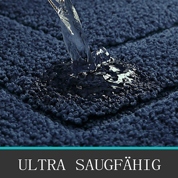 Klassiska Färger Badrumsmatta, Ultraabsorberande Mjuk Badrumsmatta För Mångsidig Användning, Premium Mikrofiber, Stark Och Hållbar Tp Gummibaksida,