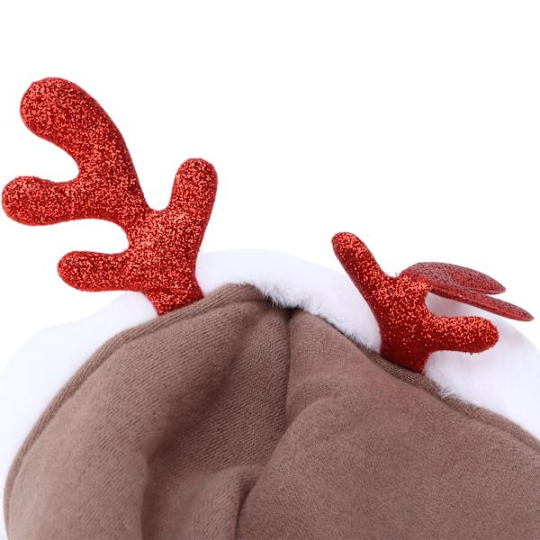Söta hjortdräkter för små och medelstora hundar (XL) - husdjursdräkt för jul, höst och vinter