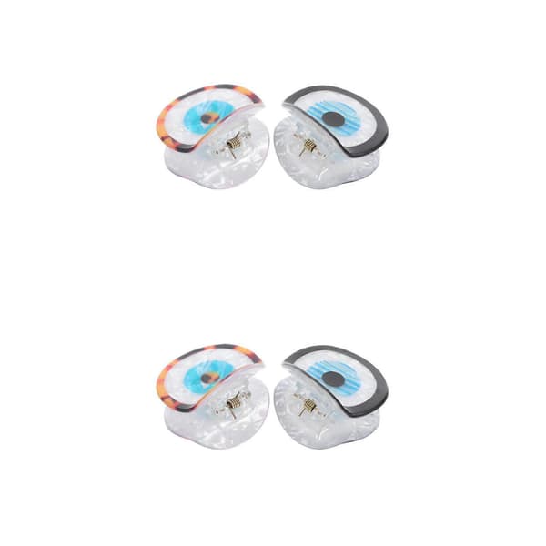 Hårklämmor med Evil Eye-motiv för flickor, 4-pack