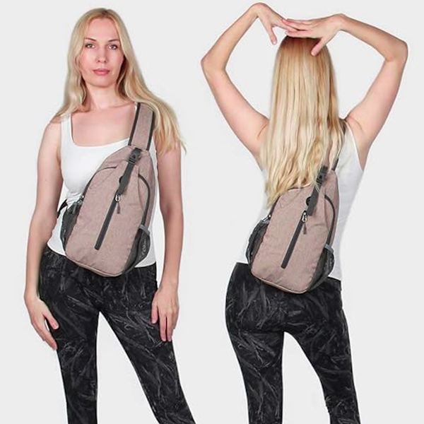 Sling-reppu Säädettävä reppu Miehille ja naisille Vaellus
