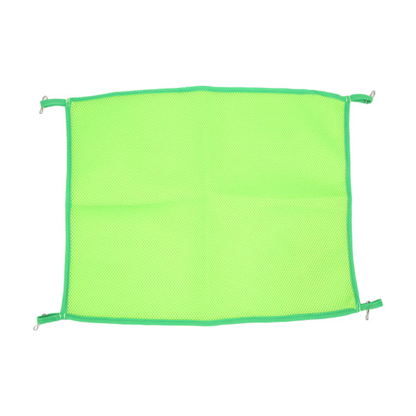 Kæledyrsbur Hammock Åndbar Cool Hængende Kæledyr Sommer Mesh Seng til Katte Marsvin HamsterGrøn 32x32cm