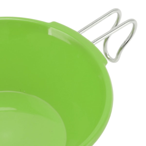 250 ml Ryggsäckskopp Skål Bärbar Fallskydd Ryggsäckskål för Camping Vandring Bordsartiklar Köksartiklar Grön