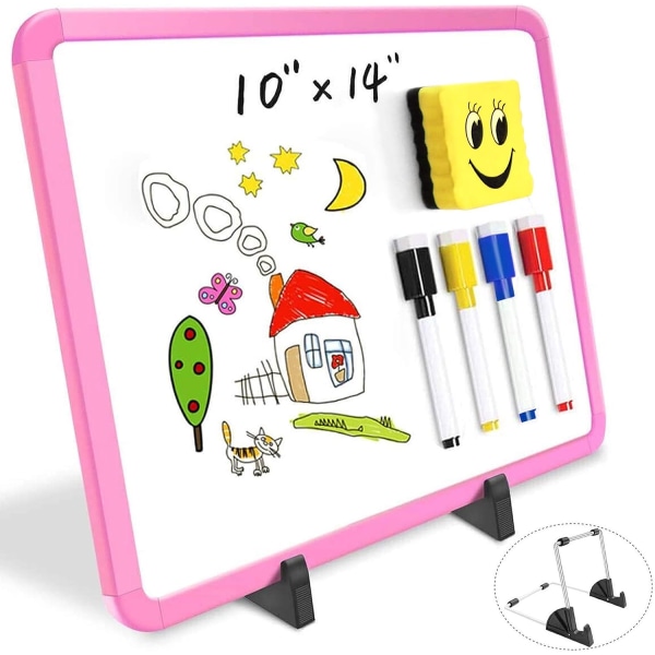 Liten Dry Erase White Board 10 X 14", magnetisk skrivebord