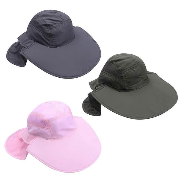 Fiskehatt solskyddshatt designad för utomhusaktiviteter 3-pack