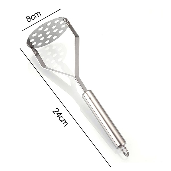 Potatismosare i rostfritt stål, kökshjälp 24*8cm