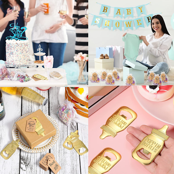 Flaskeåpner-festfavoritter, brude- og babyshower-dekorasjoner