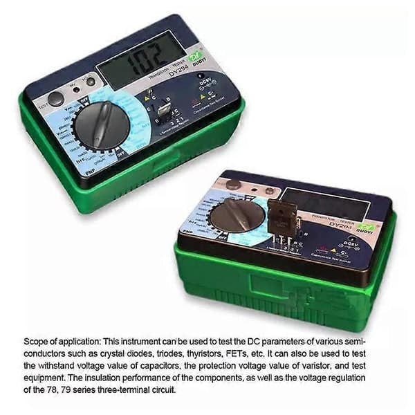 DUOYI DY294 Multifunktionell digital transistortestare