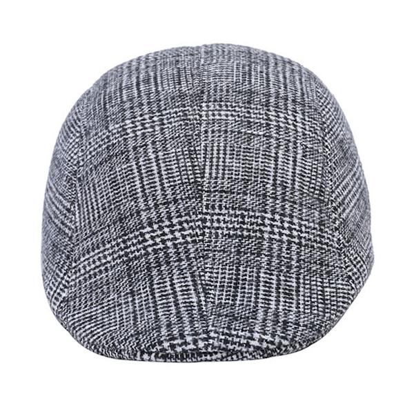 Herrar Beret Flat Newsboy Hat Justerbar