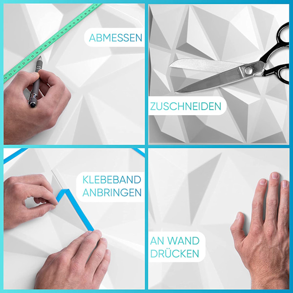3D vægpaneler, paneler, holdbare