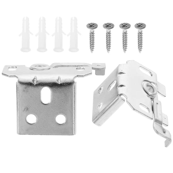 Gardinskena monteringsfäste rullgardin hårdvara 4 set aluminium