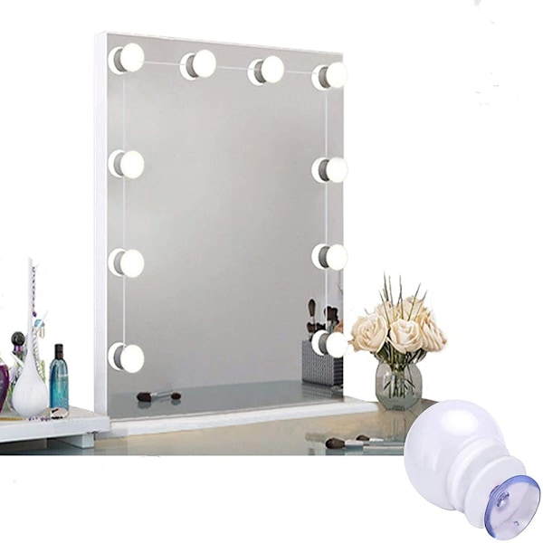 Led mirror light, 10 dimmable make-up light for cosmetic mirror