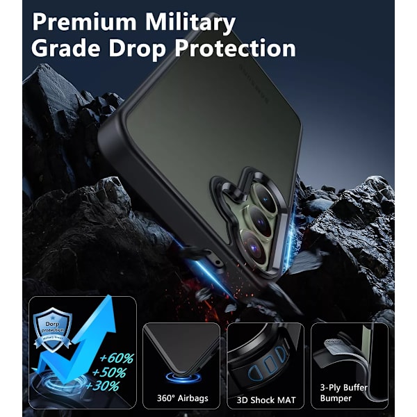 Kraftig Emery Etui Sæt Til Samsung Galaxy A+micas Hd