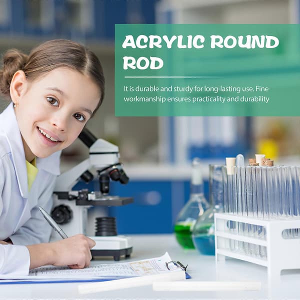 Polymerleire-rulle 20 stk. akrylstenger for DIY-håndverk