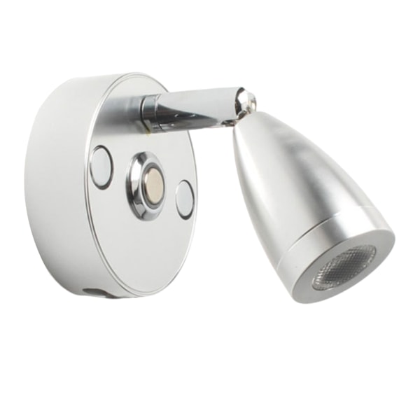 DC12V-24V Läslampa RV Båt LED Sänglampa 3 Färger Dimbar med Touch Switch USB Laddningsport