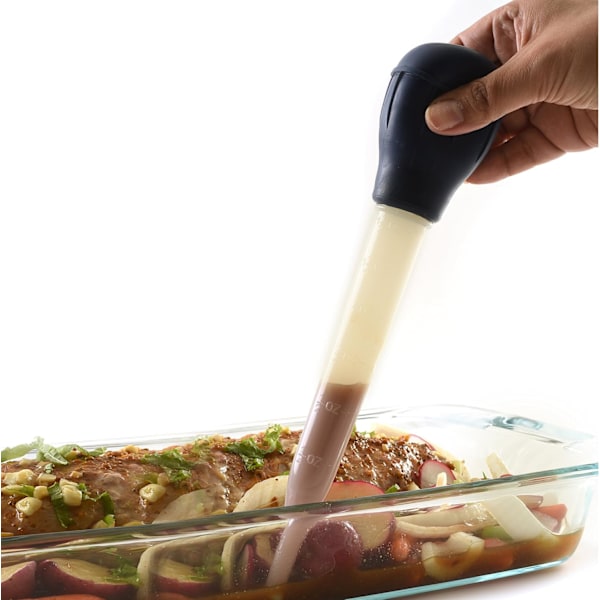 Gourmet Kockens Val, Kalkonpenselset med Lättanvända Funktioner, Värmebeständig Nylon Säkerställer Säkerhet Vid Matlagning Och Stekning, Långsam Matlagning