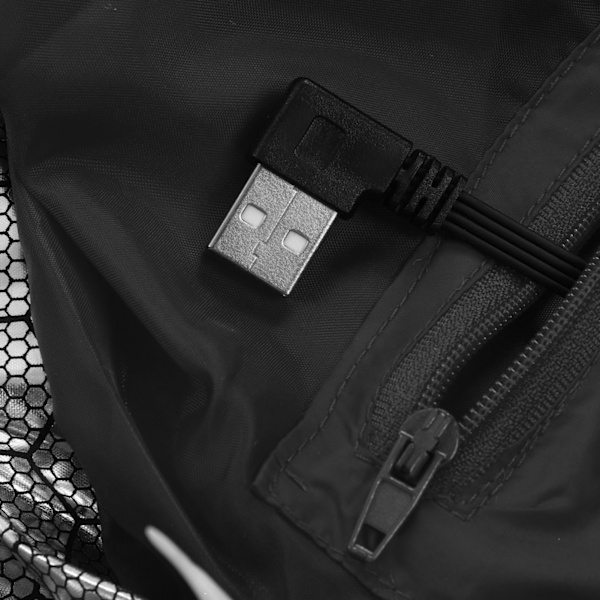 11 områder opvarmet jakke udendørs USB elektrisk varme jakker varm Sprots termisk frakke tøj opvarmelig bomuldsjakke til mænd sort S
