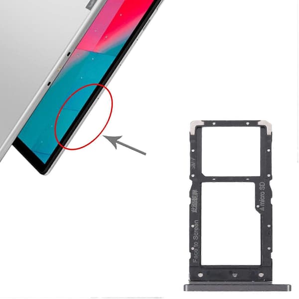 SIM + Micro SD-kortshållare för Lenovo Tab M10 Plus TB-X606F TB-X606X