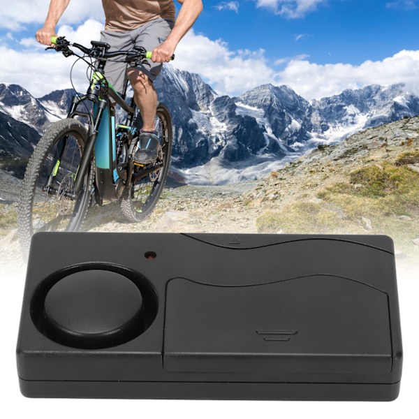 Trådløs vibrationsalarm 110dB 10 niveauer følsomhed justerbar cykelsikkerhedsalarm med fjernbetjening til dørvindue