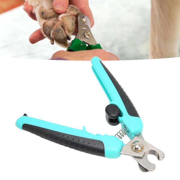 Pet Nail Clippers Stainless Steel Blade Cat Claw Trimmer with Comfortable Handle for Pets Dogs Cats