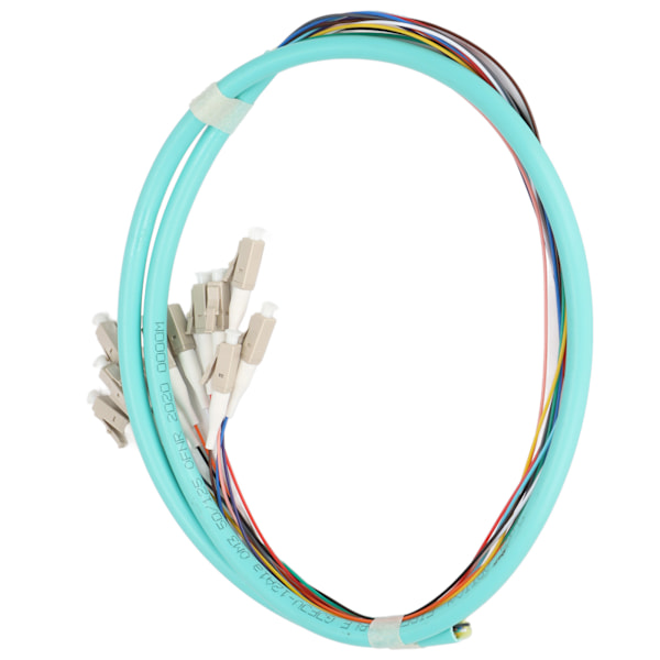 Fiberoptisk kabel 12 tråder keramisk ferrule lav innsettingsdemping single mode optisk fiber patchkabel for instrumentering