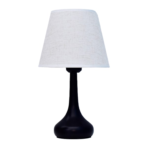 Sänglampa Modern 3W LED Varmt Ljus Steglöst Dimbar USB-gränssnitt Bordslampa för Vardagsrum Sovrum Svart