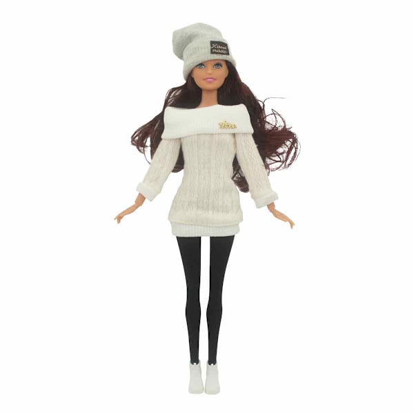 Flerfärgade Barbie dockkläder supermodell för 30 cm dockor