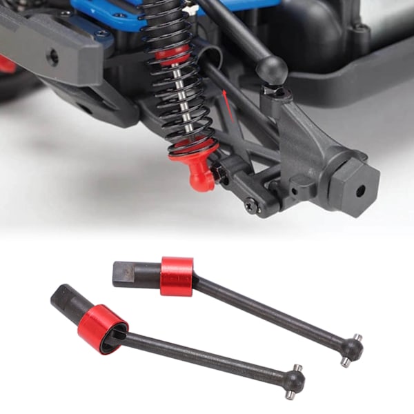 2 st RC CVD drivaxel med hög hårdhet, hållbar, stabil, enkel montering, CVD drivaxel för Traxxas LaTrax TetonRed