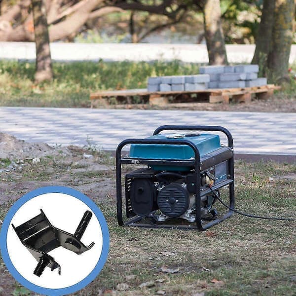 4 stk. motorfester for generator, generatortilbehør, gummimotorfester, ny 2026 Black 7.5X6.5cm