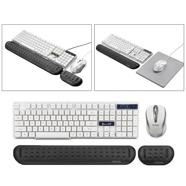 Håndleddsstøtte for tastatur med memory foam