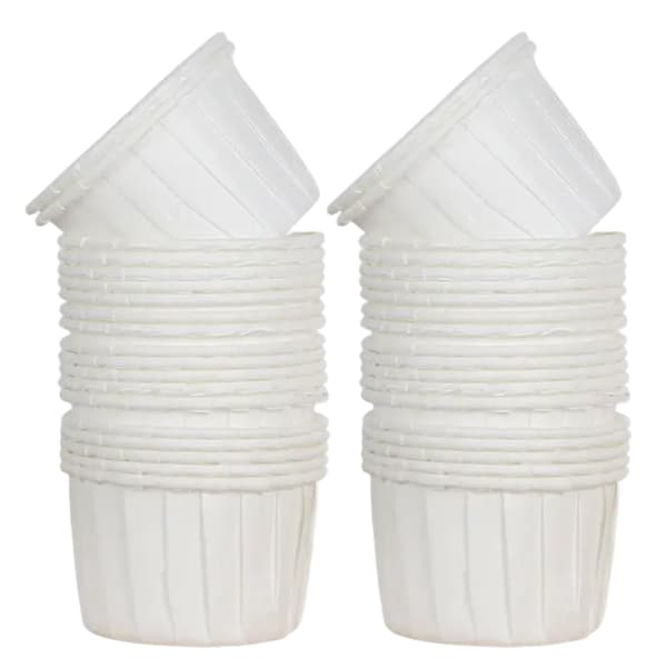 Muffinforme uden bageplade, højtemperaturbestandige engangsbageforme med stabil base, papirforme til cupcakes