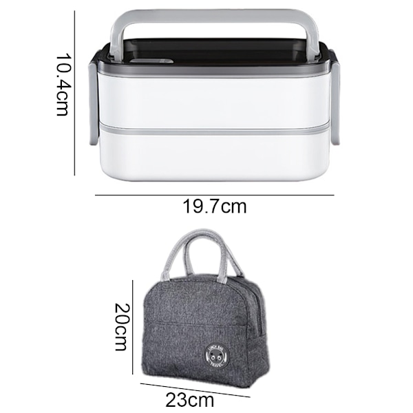 Bento Box madkasse til voksne/børn med rum