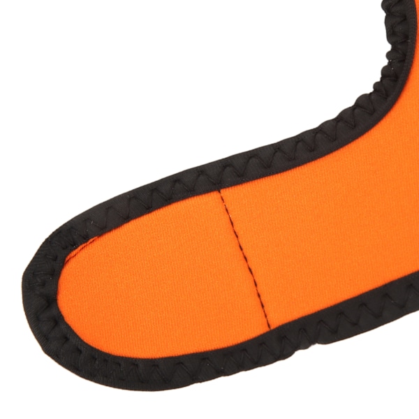 Dykarregulatornskydd Elastiskt Slitstarkt Lättviktsvikbart Snorklingsregulatornskydd för Skydd Orange
