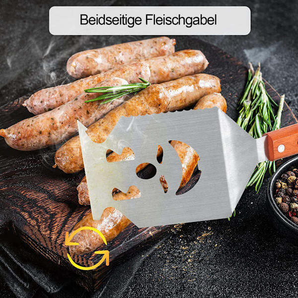 Grillspatel, multifunktionell grillbestick, presenter till män