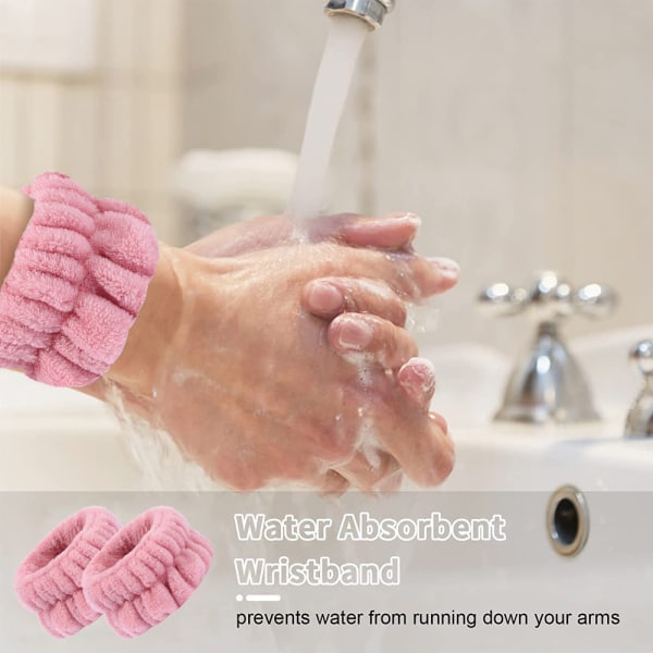 8 stk Plysj håndleddsstropp ansiktsvask engros jenter absorberende kluter