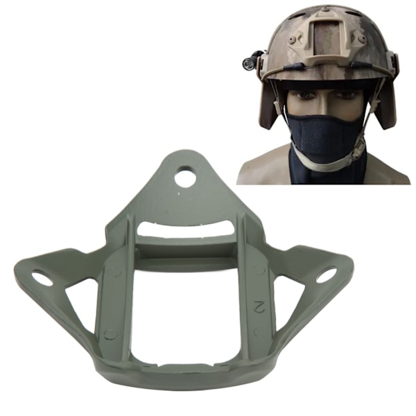 Helmet 3 Hole Shroud Aluminum Alloy Wear Resistant Good Load Bearing Capacity Mount Shroud for AF Green