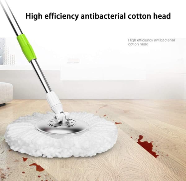 3-pakning mopphode erstatning Spin Mop erstatningshode 360° mikrofiber