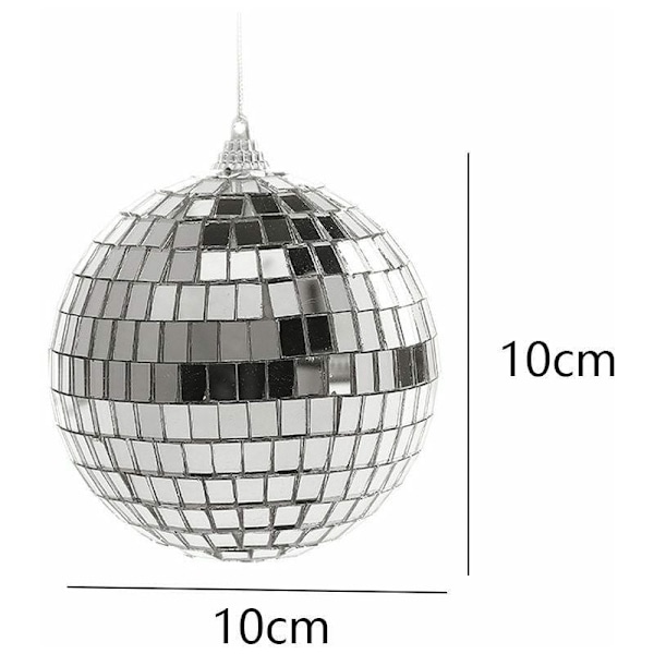 Discodekoration, Diskokula med speglar och starka ljusreflexer som förhöjer alla utrymmen, trendig hängande kula för minnesvärda stunder
