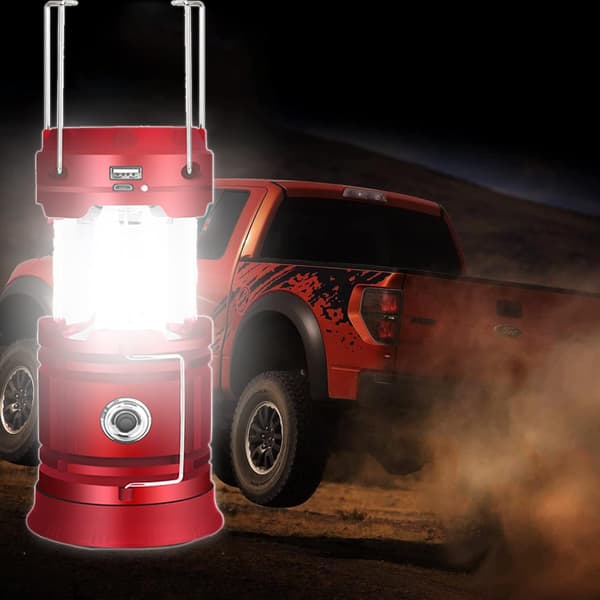Bærbar LED Campinglykt - Ultra Lys USB Oppladbar Sola