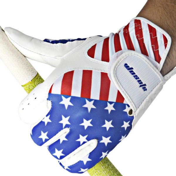 Golfhansker menns venstre hånd skinn med scoreteller USA