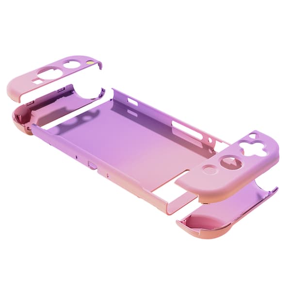 Spilkonsol Cover Gradient Ergonomisk Greb Spilkonsol Silikone Beskyttelsesetui til Switch