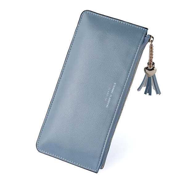 Long wallet for women, zipper phone wallet