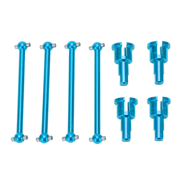 4 kpl Metalliset koiranluun differentiaalinivelkupit WLtoys A959 A949 A969 A979 1/18 RC-auton osiin Sininen