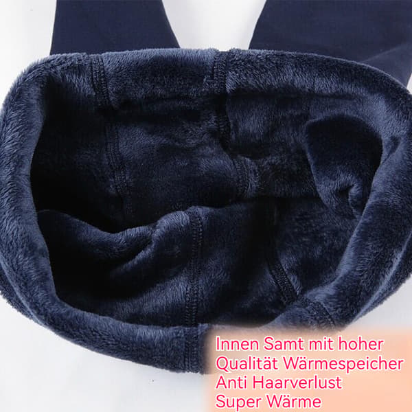 Dam Vinter Varma Elastiska Tights med Ullfoder Dam Vinter Varma Elastiska Tights med Ullfoder