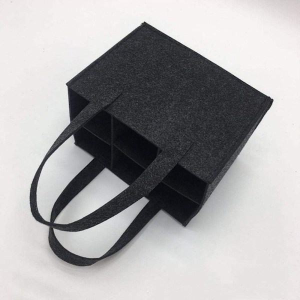 Flaskväska, för 6 flaskor, med avdelare, 24 cm x 16 cm x 26 cm