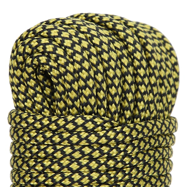 9-core Paracord Redningsbinding Teltsnor Camping Reb til Udendørs Armbåndsvævning 20M Gul