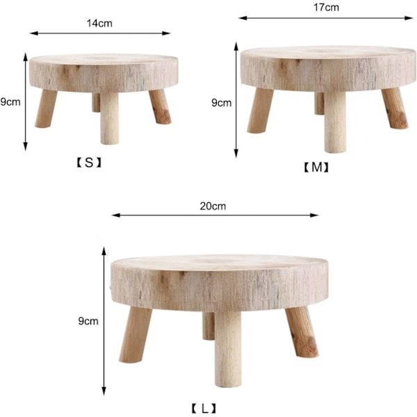 Träkruka stativ, blomkruka hållare, växtdisplay stativ