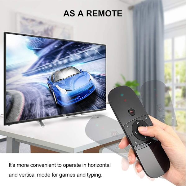 Universell TV-fjärrkontroll Air Mouse, trådlöst tangentbord Fly Mouse