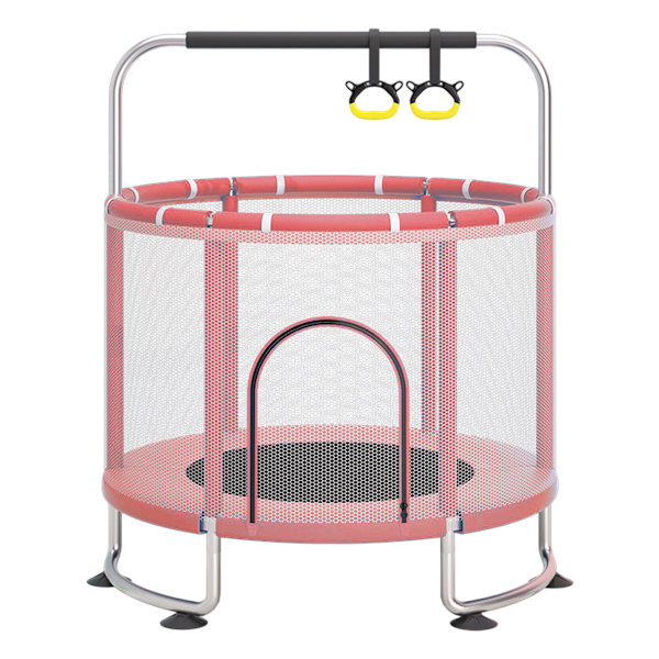 Trampolin för barn inomhus, babyhoppbädd, gnuggningssäng, hemhoppbädd, leksak, fitnessutrustning