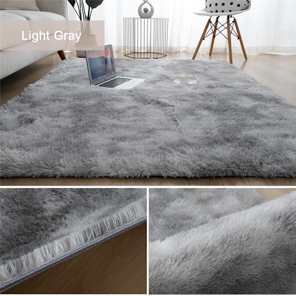 Mjuk matta sovrum lurvig matta batik mattor matta