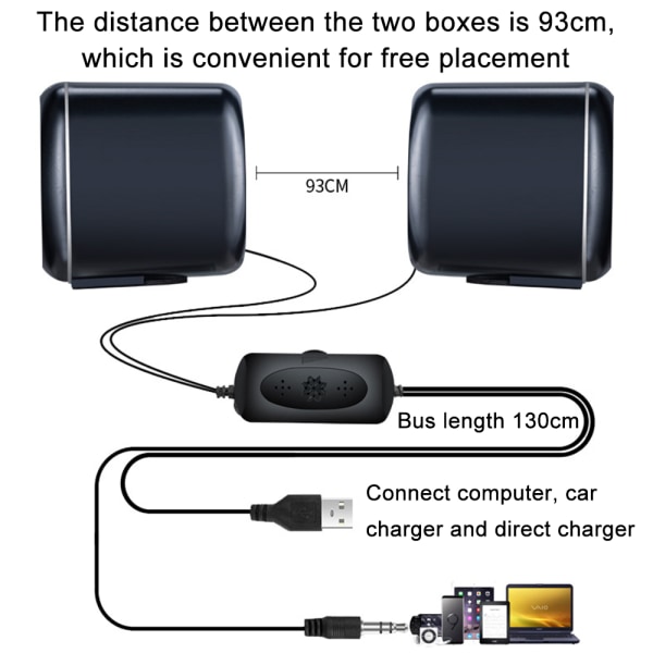 PC-høyttalere, PC-drevne høyttalere USB-høyttalerskjerm